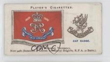 1924 Player's Drum Banners & Cap Badges Tobacco West Somerset Yeomanry #45 0e3 picture