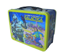 BattleStar Galactica Lunchbox Bif Bang Pow Retro Tin Tote 2013 NEW picture
