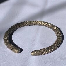 ANCIENT VIKING ERA NORSE SILVER TWISTED WARRIORS BRACELET picture