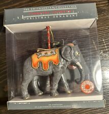 Vintage Smithsonian Collection 1988 Kurt Adler Elephant Carousel Animal Ornament picture