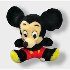 Vintage Walt Disney Productions Mickey Mouse Plush Stuffed Animal NUTSHELL Fill picture