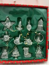 Vintage Spun Glass Christmas Ornaments Lot Of 12 Miscellaneous. picture