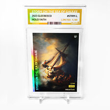 STORM ON THE SEA OF GALILEE Art Card 2023 GleeBeeCo Holo Faith #STRM-L /49 Made picture