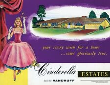 Cinderella Homes - Original 12 page Brochure 1956 - Reprint - Midcentury Ranch picture