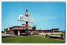 c1960 Santa Clara Motel Lodge Exterior Building Restaurant California Postcard picture