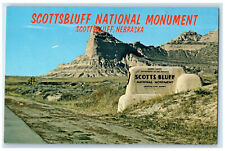 c1950's Scottsbluff National Monument Scottsbluff Nebraska NE Vintage Postcard picture
