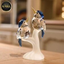 High-End Crystal bird figurines Collectibles Glass Bird Figurine with Stand picture
