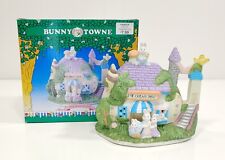 Vintage Bunny Towne Hand Painted Porcelain Ice Cream Shop Village Piece picture