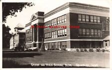 IA, Reinbeck, Iowa, RPPC, Grade & High School Buildings, 1943 PM, Photo picture