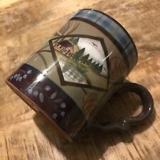 Vtg Cabin Danna Cullen Mug Exclusively By The Zrike Hand Printed Rare Collection picture