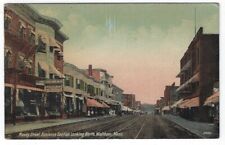 Waltham, MA, Vintage Postcard View of Moody Street, Business Section North picture
