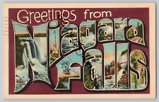 GREETINGS FROM Niagara Falls Posted 1941 picture