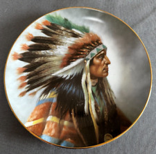 Collector Plate, Vintage “BOLDNESS OF THE SENECA” picture