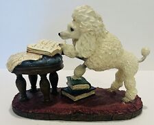 Classic Treasures White Poodle Collectible Sculpture Whimsical picture