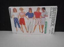 Vintage 1989~Butterick #4126~Sz XS-S-M~Skirt/Pants/Shorts/Capris/Shirt~Pattern picture