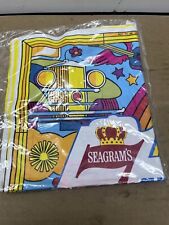 VINTAGE 1960'S SEAGRAMS - SEVEN-UP BLOW-UP ADVERTISING PILLOW 13-1/2” X 16” picture
