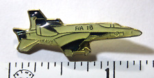 F/A-18 Hornet Military Navy Aircraft Pin _Vintage airpane FA-18 Fighter Jet Pin picture