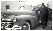 1948 Chevrolet Fleetmaster Car Man ORIGINAL Vintage Photo CA picture