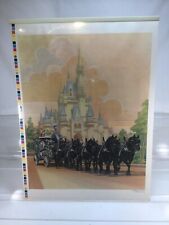 WALT DISNEY WORLD OUR TEAM CINDERELLA CASTLE CHARLES BOYER SIGNED LITHOGRAPH tn picture
