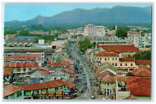c1960's A Buy Spot of Penang Centre is Penang Road Malaysia Vintage Postcard picture