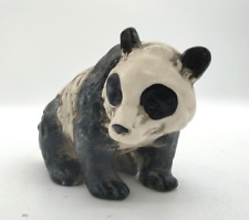 Vintage Bisque Porcelain UCTCI Panda Bear Figurine / Japan / Hand Painted picture