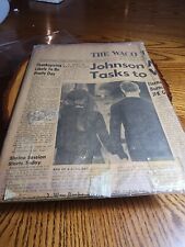 Nov. 26 1963 Johnson Moves Presidential  Task To The White House News Paper picture