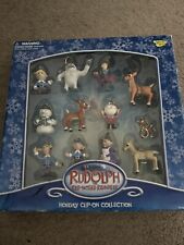 RUDOLPH the REDNOSED REINDEER HOLIDAY CLIP-ON COLLECTION 2004 Memory Lane picture