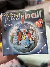 Christmas Puzzle Ball 2006 3D Ornament 60 Pieces New Sealed Box picture