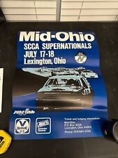 Vintage Racing Poster Formula 23 x 17 Mid Ohio SCCA RARE picture