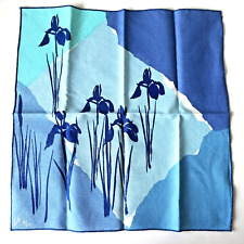 Vintage Vera Neumann Cloth Napkin Blue Iris picture