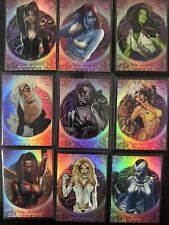 Marvel Dangerous Divas 2 Sultry Seductresses Complete insert set Foil 2014 Mint picture