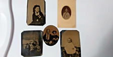 Tin Type Lot of 5 Pictures Lot #TTA picture