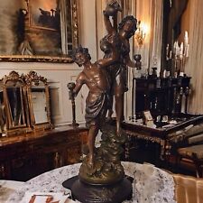 Spelter Auguste Moreau (1834-1917) French Statue picture