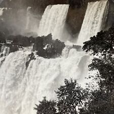 Antique 1910s Iguazu Falls Argentina Brazil Stereoview Photo Card V2172 picture