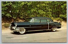1956 Cadillac Fleetwood 75 Series 9 Pass Roaring 20 Autos NJ Museum Postcard picture