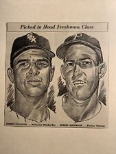 Johnny Callison Sparky Anderson Rookies 1959 Sporting News Baseball 6X6 Cartoon picture