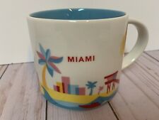 Starbucks You Are Here Coffee/Tea Mug MIAMI Been There Collectors Series 14oz picture