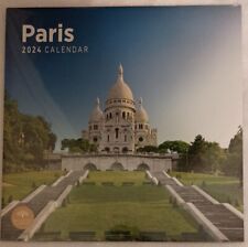 2024 Paris Monthly Wall Calendar by Bright Day, 12 x 12 Inch Eiffel Tower picture