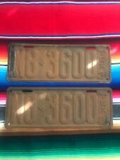 1931 TEXAS PASSENGER LICENSE  PLATES   N83600 picture
