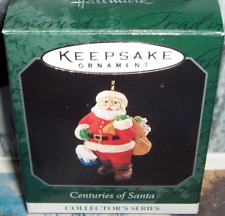 Centuries Of Santa`1998`Miniature-Santa Through The Years,Hallmark Ornament-NICE picture
