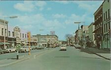 Westfield, Mass. Elm Street, Old Cars Unposted Postcard picture