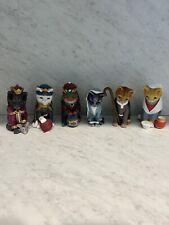 6 PC Hawthorne Village Purr-fect Christmas Pageant Nativity Set Preowned picture