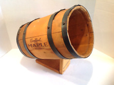 Vintage RARE Wooden Barrel Crown Royal Store Liquor Display picture