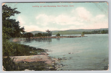 Postcard Looking up Lake Waramaug, New Preston Conn Connecticut posted 1909 A125 picture