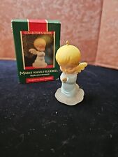 HALLMARK 1989 MARY'S ANGELS  BLUEBELL # 2 IN SERIES ORNAMENT IN ORIGINAL BOX picture
