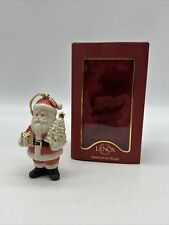 Lenox 2011 Annual Santa's Visit Ornament In original Box With hanger picture