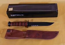USA KA-BAR 1218 Cutco Explorer Outdoor Hunting Knife w/ Leather Sheath picture