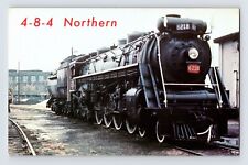 Postcard Railroad Train Canadian National 4-8-4 Northern Type 1970s Unposted picture