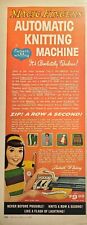 Vintage Print Ad 1967 Magic Fingers Automatic Knitting Machine Lisbeth Whiting picture