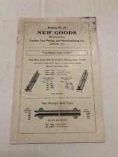 c.1920 Garden City Plating & Mfg. Co. Chicago New Goods Brochure Bulletin No. 16 picture